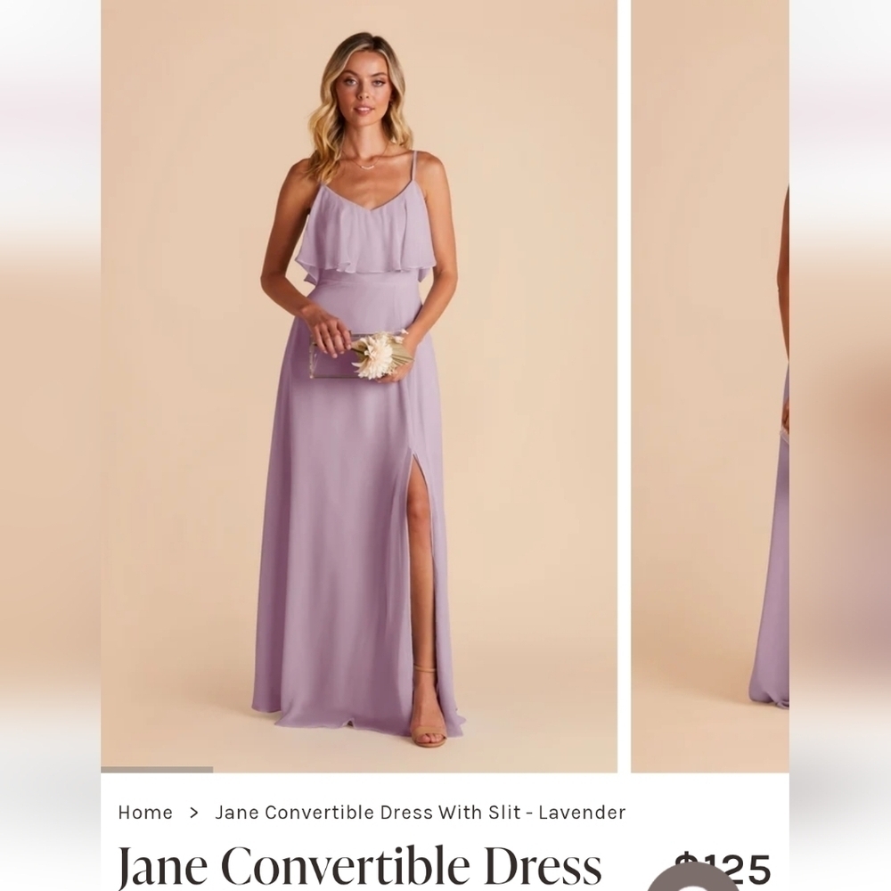 Birdy Grey Mauve Floret Jane Convertible Dress - S - Picture 12 of 13